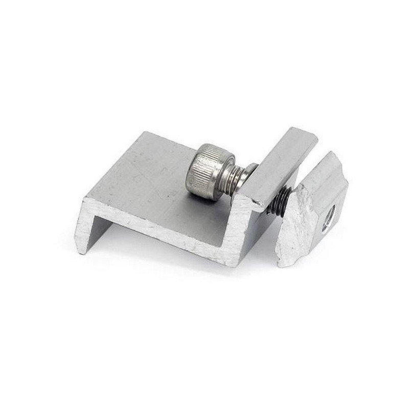 Solarmi SCKD-3S Aluminium Silber Endhalterung SC Solarpanel (30 und 35 mm)