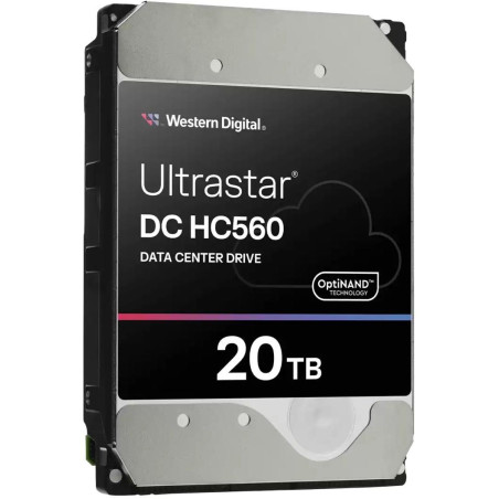WD Ultrastar DC HC560 20TB / 0F38785 / SATA 6Gb/s / Interné / 3,5" / 7200rpm / 512MB