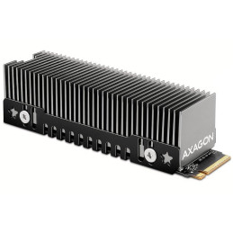 AXAGON hliníkový pasívny chladič pre M.2/NVMe SSD / CLR-M2XT / 2280 / výška chladiča 24mm