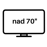 über 70"