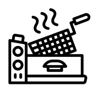 Brattöpfe, Fritteusen