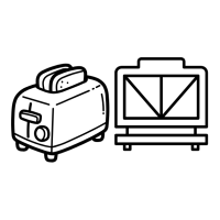 Toasters and sandwich makers