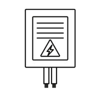 Wandmontiertes Einteiler